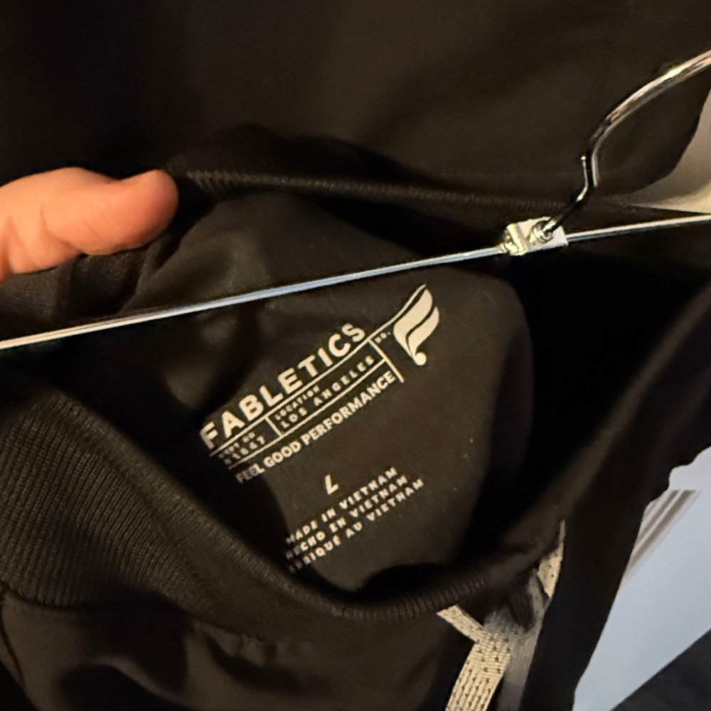 Fabletics Black Wide Leg Performance Set - image 4